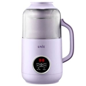 Máy làm sữa hạt UNIE UMB09, dung tích 800ml, nắp chụp chống ồn, 6 chức năng xay nấu